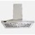 Ruwa 60cm 800m3/hr Kitchen Chimney Stainless Steel with Installation Kit. Model: Garnet SS (Features Push Controls, Stai
