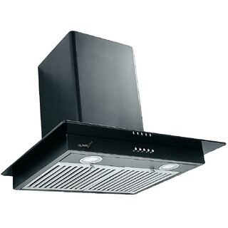 Ruwa 60cm 1100m3/hr Glass Kitchen Chimney with Installation Kit (Features Push Controls, Stainless Steel Baffle Filter,