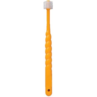 Smart Angel Japan, 360 Degree Kids Toothbrush- For Boy Or Girl, Soft Micro Bristles  Children's Dental Care,Orange Color