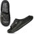 Magnett Men's Black Casual Slippers