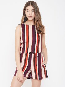 Purys Multicolor Jumpsuits For Womens