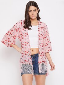 PURYS Multicolor Floral Shrugs for Women