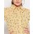 Purys Women Yellow Georgette Printed Casual Shirt