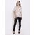 Purys Women White Polyester Printed Casual Shirt
