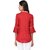 Purys Women Maroon Rayon Solid Casual Shirt