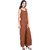 Purys Brown Jumpsuits For Womens
