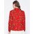 PURYS Red Printed Shrugs for Women