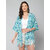PURYS Blue Floral Shrugs for Women