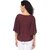 Purys Women Maroon Solid Kaftan Top
