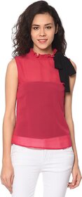 Purys Women Red Solid Regular Top