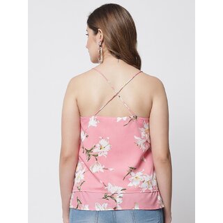 Luxurious Women PURYS Women Pink Printed Regular Top 2025 at ShopCircuit | ONDC