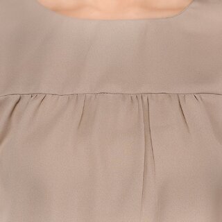 Latest Women Purys Women Grey Solid Regular Top 2025 at ShopCircuit | ONDC