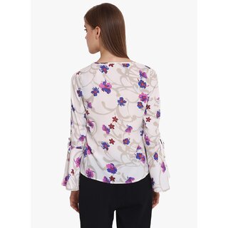 Exclusive Women Purys Women White Floral Regular Top 2025 at ShopCircuit | ONDC