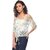 Purys Women White Floral Regular Top