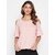 PURYS Women Pink Solid Basic Top