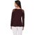 Purys Women Maroon Solid Regular Top