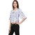 Purys Women White Printed Boxy Top