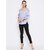 Purys Women White Striped Off Shoulder Top