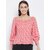 PURYS Women White Printed Basic Top