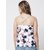 PURYS Women White Printed Regular Top