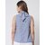 PURYS Women Blue Solid Regular Top