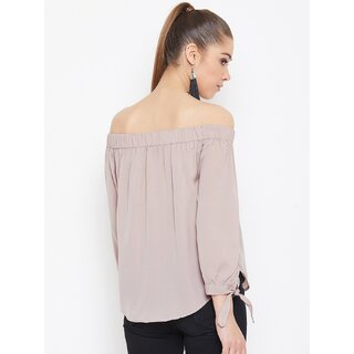 Elegant Women Purys Women Beige Floral Regular Top 2025 at ShopCircuit | ONDC