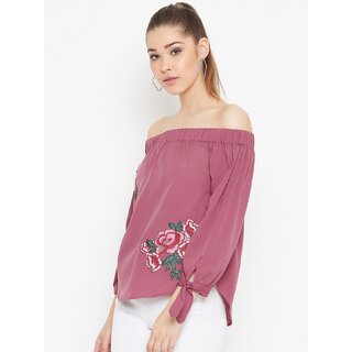 Latest Women Purys Women Pink Floral Regular Top 2025 at ShopCircuit | ONDC