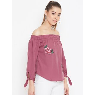Latest Women Purys Women Pink Floral Regular Top 2025 at ShopCircuit | ONDC