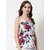 PURYS Women Pink Printed Regular Top