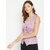 PURYS Women Purple Printed Regular Top