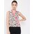 Purys Women Multicolor Geometric High Low Top