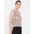 Purys Women Multicolor Geometric High Low Top