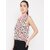 Purys Women Multicolor Geometric High Low Top