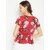 PURYS Women Multicolor Printed Wrap Top