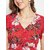 PURYS Women Multicolor Printed Wrap Top