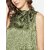PURYS Women Green Polkadot Regular Top