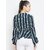 Purys Women Black Striped Regular Fit Casual Top with Short Sleeves