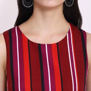 Sophisticated Women Purys Women Maroon Maxi Dress 2025 at ShopCircuit | ONDC
