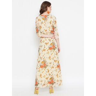 Premium Women Purys Women Beige Maxi Dress 2025 at ShopCircuit | ONDC