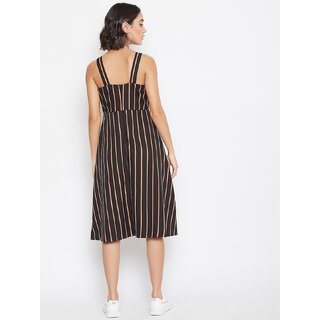 Luxurious Women Purys Women Black Fit & Flare Dress 2025 at ShopCircuit | ONDC