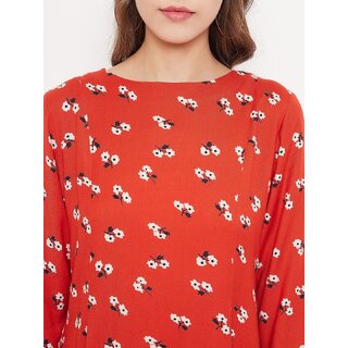 Trendy Women Purys Women Red A Line Dress 2025 at ShopCircuit | ONDC