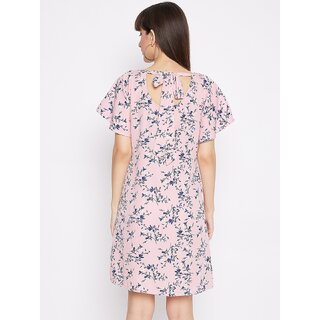 Stylish Women Purys Women Pink A Line Dress 2025 at ShopCircuit | ONDC