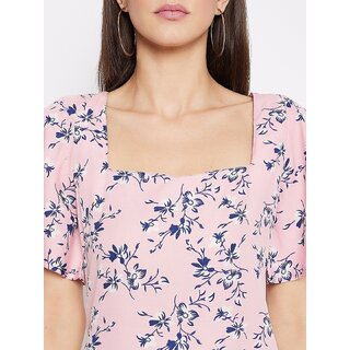 Stylish Women Purys Women Pink A Line Dress 2025 at ShopCircuit | ONDC