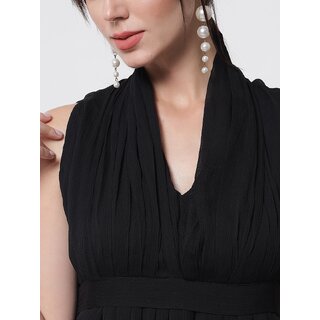 Exclusive Women Purys Women Black Midi Dress 2025 at ShopCircuit | ONDC