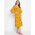 Purys Women Yellow Fit & Flare Dress
