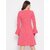 Purys Women Pink Fit & Flare Dress