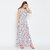 Purys Women Sky Blue Maxi Dress