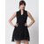 Purys Women Black Midi Dress
