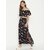 Purys Women Black Two Piece Dress