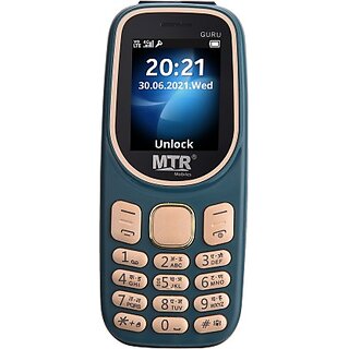                       MTR GURU (Dual Sim, 1.77 Inch Display, 1100 mAh Battery, Green)                                              